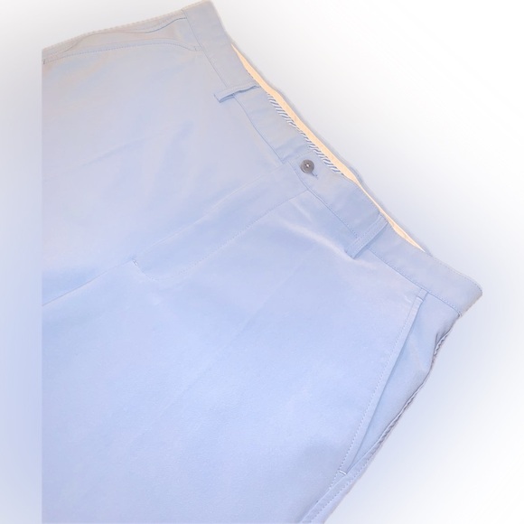 Foot Joy Men's Light Sky Blue Golfing Wicking Flat Front Athletic Shorts 38 - Picture 9 of 9
